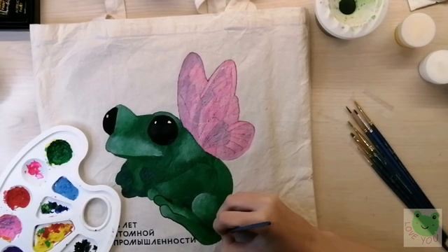 Шоппер с лягушкой🐸💚 Кастом #2 смотреть онлайн