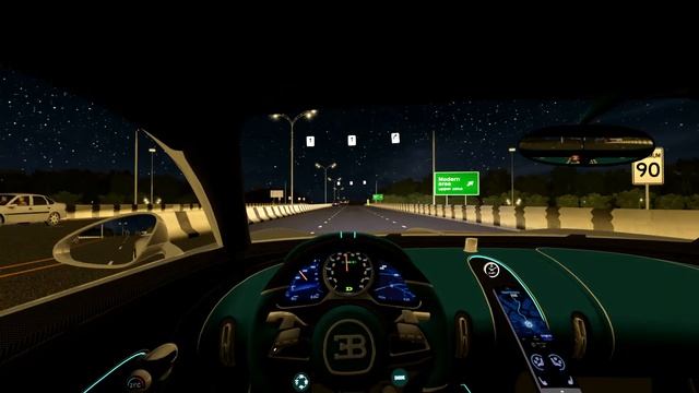 BUGATTI Atlantic - City Car Driving смотреть онлайн