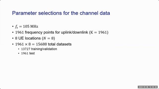 EE599 Project 8: Deep Learning Based Channel Extrapolation смотреть онлайн