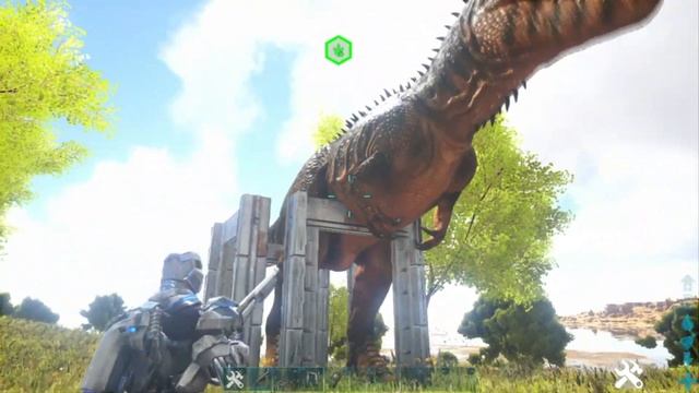 How To Tame A Carcharodontosaurus & Spawn Location On Lost Island (No Commentary)