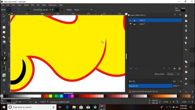 Digital Vector Graffiti Speed Art | INKSCAPE смотреть онлайн
