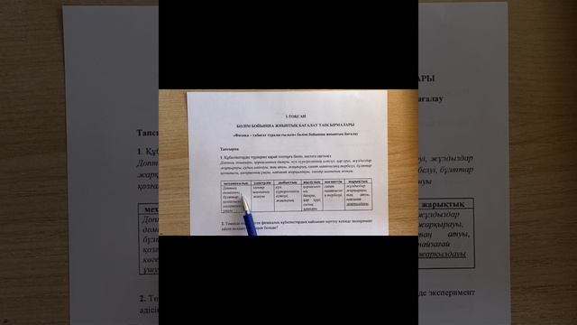 Физика 7 сынып 1 тоқсан БЖБ | Физика - табиғат туралы ғылым бөлімі