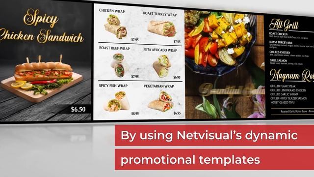 Netvisual Digital Menu Boards for Restaurants смотреть онлайн