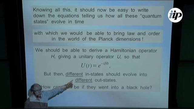 Black holes as essential ingredients of a quantum gravity theory - Gerard 't Hooft смотреть онлайн