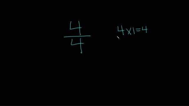 Write As A Whole Number Or A Mixed Fraction: Example With 4/4