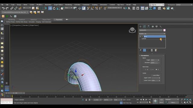 3ds Max Modifiers | Bend Modifier смотреть онлайн