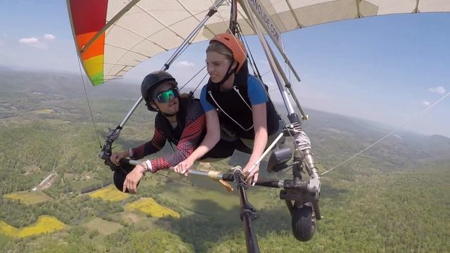 Marissa Planton Tandem Hang Gliding at Lookout Mountain Flight Park смотреть онлайн