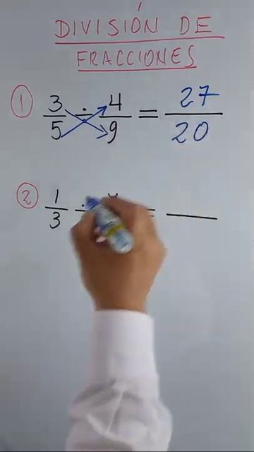 División De Fracciones Homogéneas Y Heterogéneas Ejercicios Ejemplos #shorts – División Fracciones