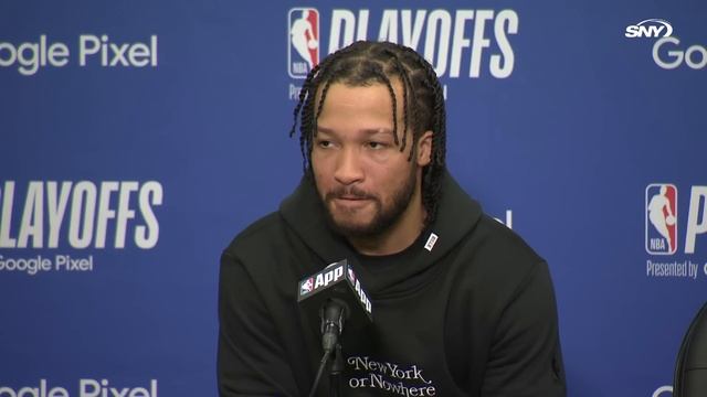Jalen Brunson and OG Anunoby react to Brunson's historic game, playing against Joel Embiid | SNY смотреть онлайн