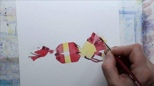 Trying out the ZEN ART SUPPLIES cotton watercolor paper // Watercolor Christmas card смотреть онлайн