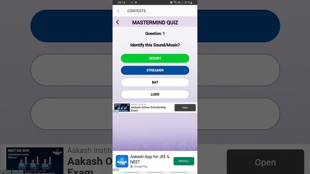 Mastermind Quiz Answers Today 15 NOV | Samsung My Galaxy App Quiz Answers смотреть онлайн