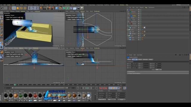 Realflow Cinema 4D tutorial смотреть онлайн