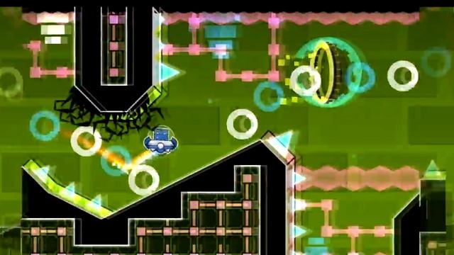 "Geometry Dash" Soaring Into Space (ASonicMen & Flow) (Harder) смотреть онлайн