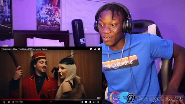 Tiësto & Ava Max - The Motto (Official Music Video) REACTION смотреть онлайн