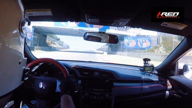 Laguna Seca - Honda Civic Type R FK8 - Hot Lap PB1:46.61 смотреть онлайн