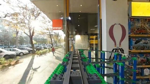 360 POV Ride - LEGO Duplo Train Spiral In Romania Toystore - Layout By Hntrains