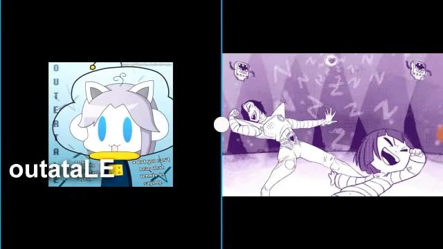 Mettaton And Frisk Dance With Temmie