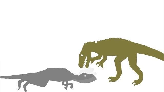 Dinosaurs battles: Acrocanthosaurus vs Megalosaurus | DinoMania смотреть онлайн