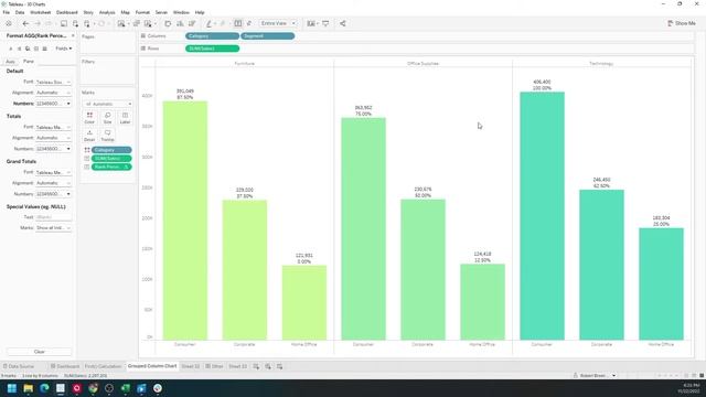 How to Calculate Rank Percentile in Tableau смотреть онлайн