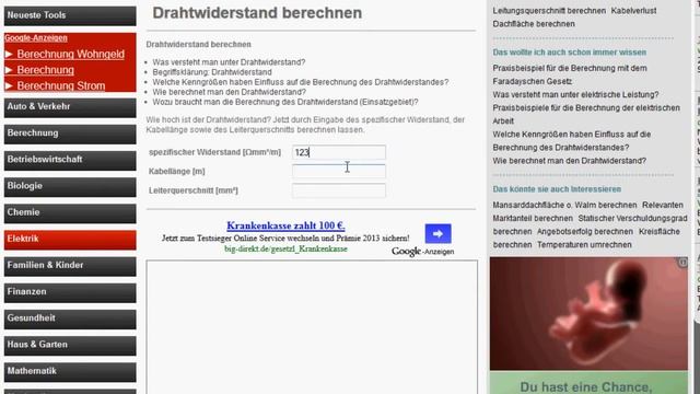 Drahtwiderstand berechnen смотреть онлайн