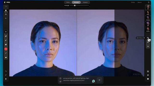 Krea AI - Image 2 Image AI Generation смотреть онлайн