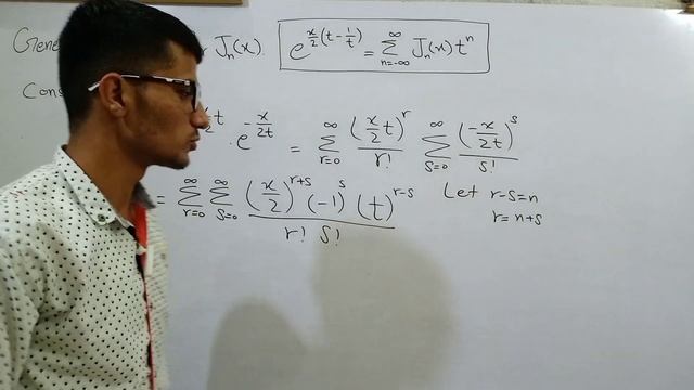 Concept Of Generating Function For Bessel Function.proving Generating Function For Bessel Function.