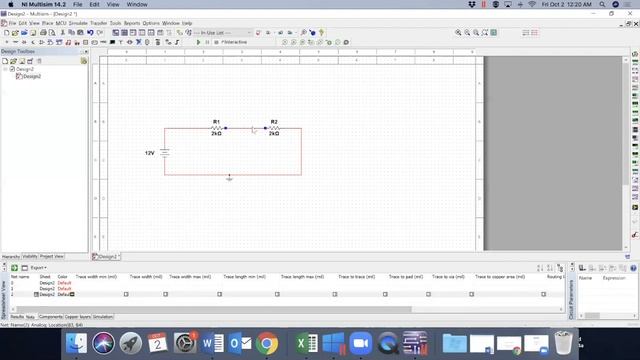 Multisim 14.2 Tutorial Part 01 (Getting started: Introduction and circuit construction) смотреть онлайн