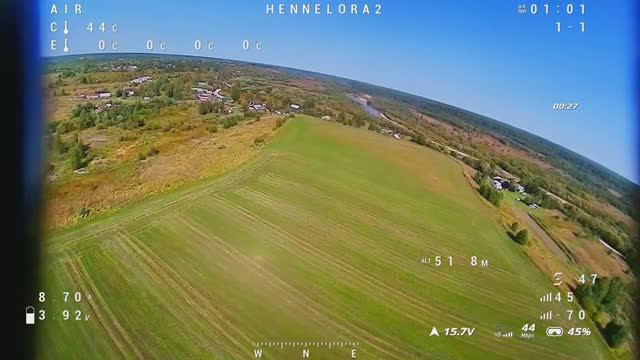 Тест  AOS 3.5  в поле.