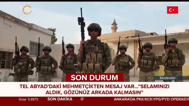 Milli sporculara Tel Abyad'dan komando selamı смотреть онлайн