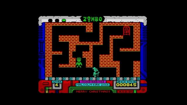 Zombo's Christmas Capers - ZX Spectrum смотреть онлайн