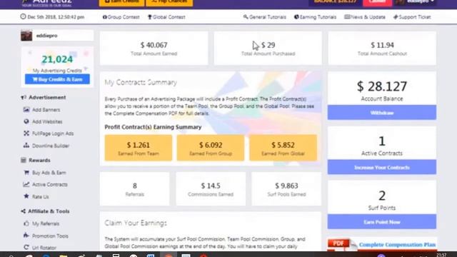 AdFeedz - заработок на рекламе своих проектов с вложениями и без! смотреть онлайн