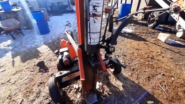 HOW HYDRAULICS WORK - 25 TON LOG SPLITTER смотреть онлайн
