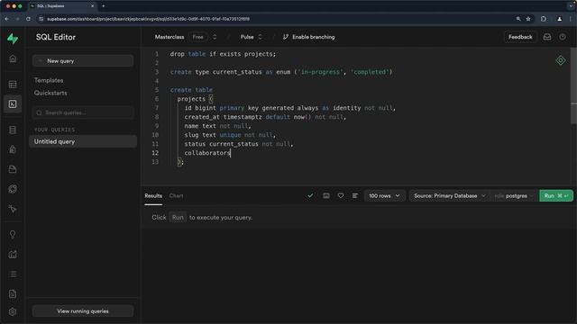 20 Use Supabase SQL Editor to Create Tables and Rows смотреть онлайн