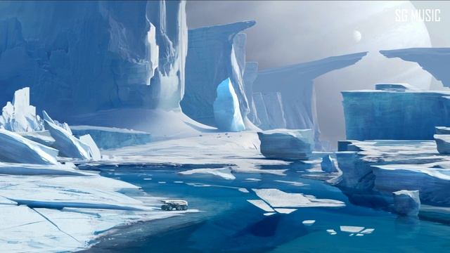 Peder B. Helland - Frozen in Time | Relaxing Space Ambient Music смотреть онлайн