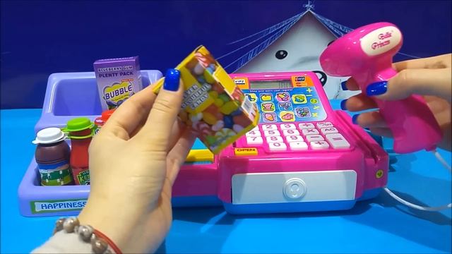 Cash Register Toy Playset Video With Sound and Music Caja Registradora de Juguete en Español смотреть онлайн