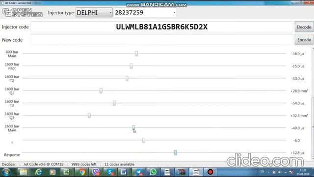 Encoder for common rail injectors bosch, denso, delphi, siemens