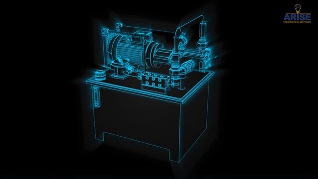 Hydraulic Power pack 3D Animation Demo смотреть онлайн