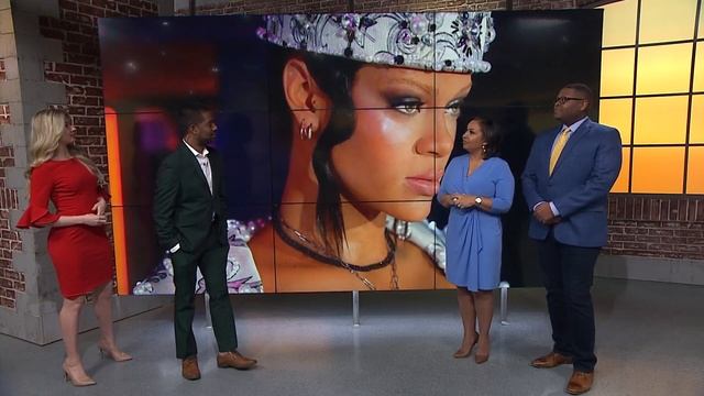 See Rihanna's new wax figure unveiled with iconic Met Gala-Tmhemed look смотреть онлайн