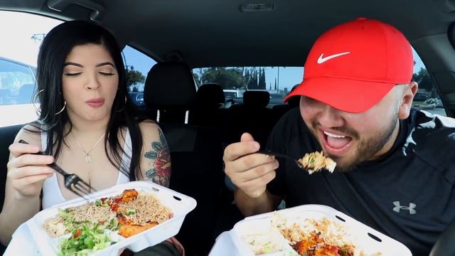 طعام الشرق الأوسLEBANESE 🇱🇧 food MUKBANG chicken kebab plate смотреть онлайн