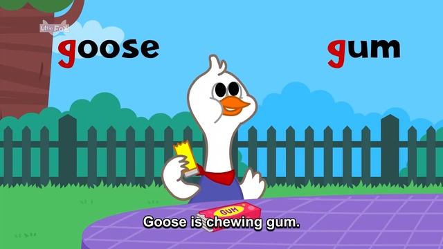 Letter Gg New Phonics Songs Little Fox смотреть онлайн