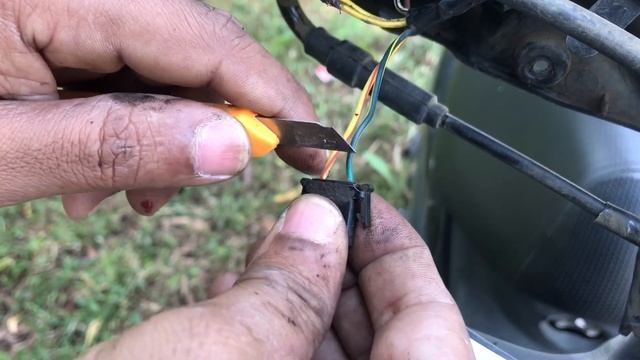 How To Install Access Self Start Engine Kill Switch  In Honda Dio