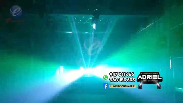 Rodillo de 12 led laser dmx rítmico automático (iluminaciones adriel) смотреть онлайн