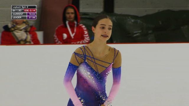 Mia Caroline Risa Gomez (NOR)| Ladies Short Program | Riga 2019 смотреть онлайн