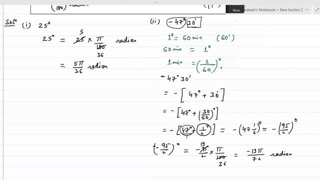 STD_11_Ch.3_Trigonometry Function Degree And Radian Measurement
