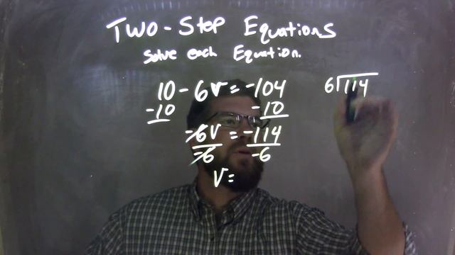 Solve 10-6v=-104 смотреть онлайн
