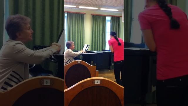 Elene Qachlishvili-Первый разбор новой произведении с концертмейстером Мариной Белоусовой смотреть онлайн