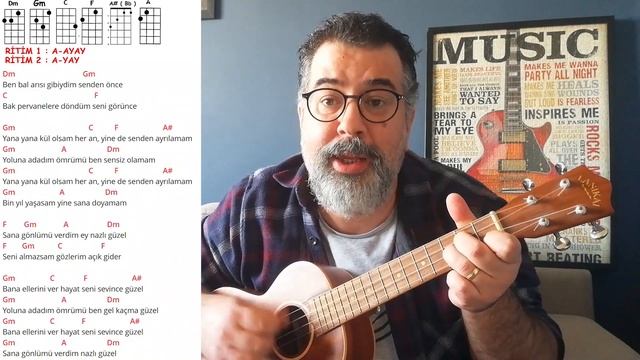 Ukulele Dersleri - Özdemir Erdoğan - Bana Ellerini Ver смотреть онлайн
