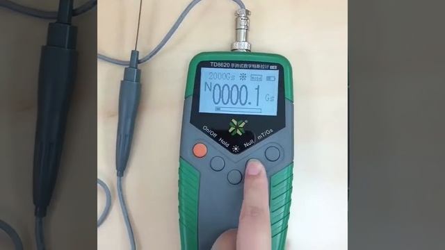 TD8620 Gauss Meter Handheld Digital Tesla Meter Magnetic Flux Meter Surface Magnetic Field Test смотреть онлайн