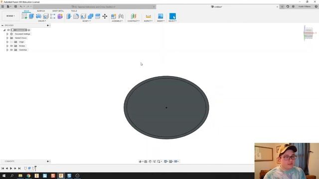Tapered Extrusions and Cross Sections - Day 2 of 100 Autodesk Fusion 360 Journey смотреть онлайн