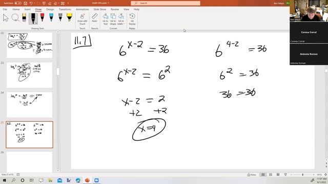 Math 095 Section 11.6 And 11.7